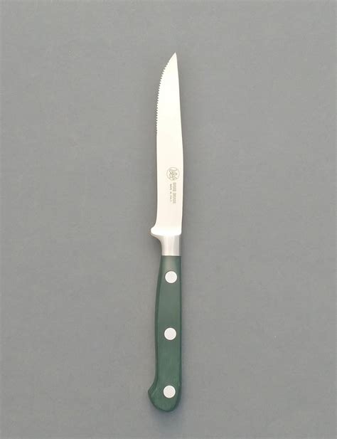 gucci steak knives with green handles